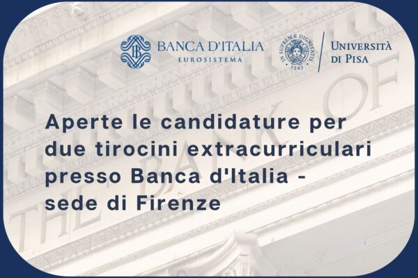 Immagine tirocinio Banca italia unipi